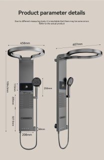 Wat vinden we goed aan de Milova Douchesysteem Doucheset Grijs