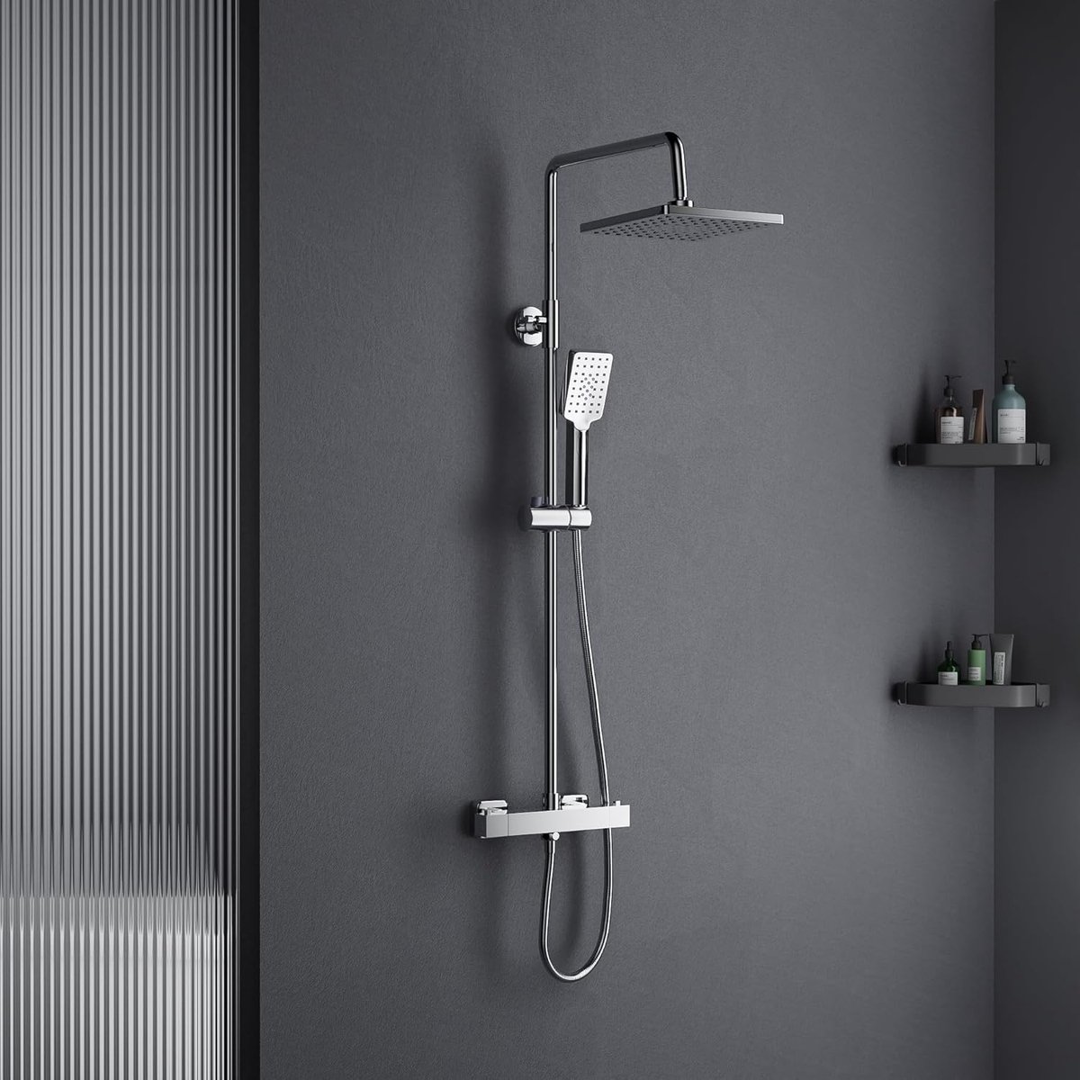 De MKSS Regendouche Doucheset Zonder Kraan in één oogopslag