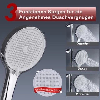 MKSS Regendouchekop Zilver