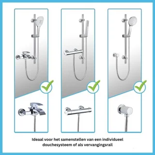 MKSS Regendouchekop Zonder Kraan - Compleet Set