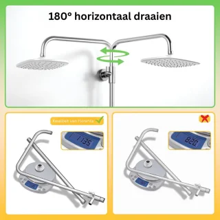 MKSS® Regendoucheset Zilver