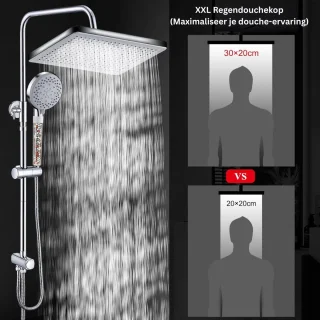 MKSS® Regendoucheset Zilver