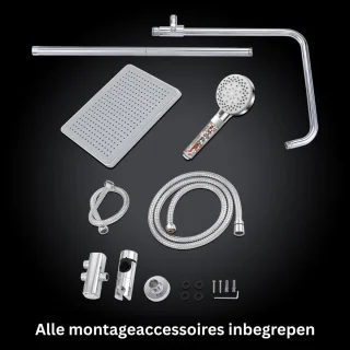 MKSS® Regendoucheset Zilver