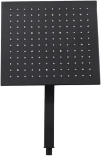 Moderne inbouw led regendouche set 12 inch matzwart