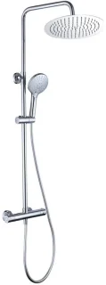 Nurion Compleet Douchesysteem Rond Chrome