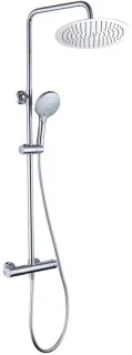 Nurion Compleet Douchesysteem Rond Chrome
