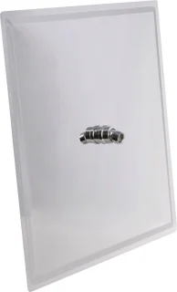 Offertio 72278 vierkante douchedouche chroom 50x50 cm
