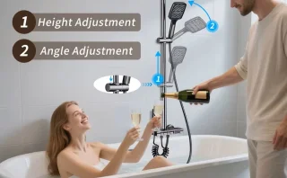 Wat vinden we goed aan de Ohana DT Regendouche Doucheset Zwart