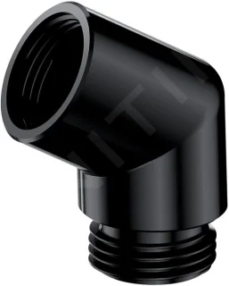 OMNIRES Adapter voor douchekop, zwart T87BL