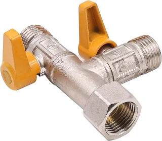 Omschakelklep G1/2 inch T-type driewegklep
