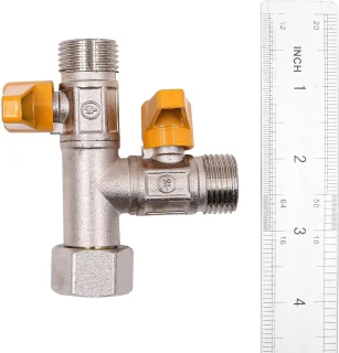 Omschakelklep G1/2 inch T-type driewegklep