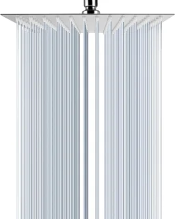 Onbekend merk Regendouchekop vierkant 25x25 cm RVS