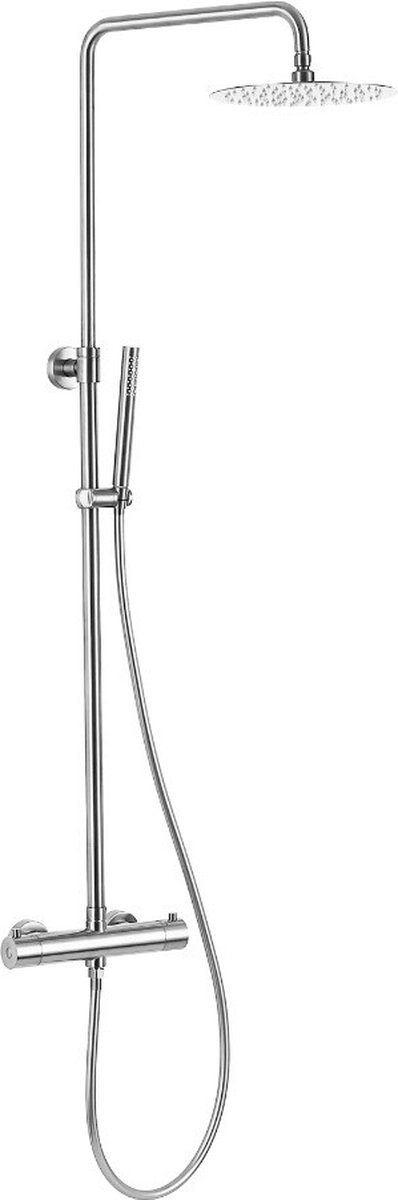 Opbouw Regendouche 25cm Thermostatisch Chroom