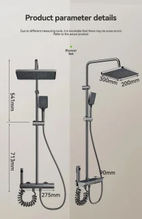 Paco Goederen® Doucheset - Badkamerkraan en Handdouche
