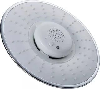 Papillon Regendouche 21 cm Wit met Bluetooth Speaker