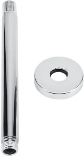 Plafond douchearmverlengstuk RVS chroom 20 cm