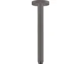 Plafondaansluiting douche gebogen 30 cm zwart