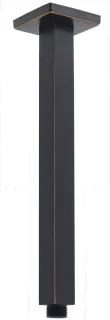 Plafonddouchearm 60 cm met flens chroom