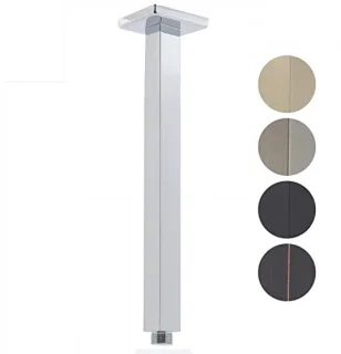 Plafonddouchearm 60 cm met flens chroom