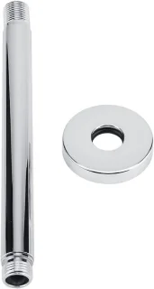 Plafonddouchearm Verlengstuk RVS 20 cm Chroom