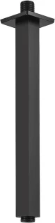 Plafonddouchearm vierkant 30,5 cm zwart