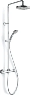 Plieger Luzon thermostatisch douchesysteem met 20cm stortdouche chroom
