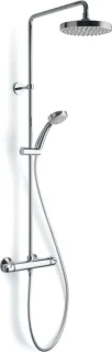 Plieger Luzon thermostatisch douchesysteem met 20cm stortdouche chroom