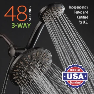 Premium 7-inch 3-weg regendouchecombinatie met handdouche