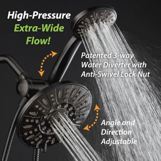 Premium 7-inch 3-weg regendouchecombinatie met handdouche