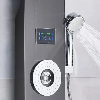 Productgigant Spa doucheset thermostaat zwart