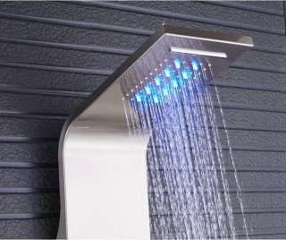 Productgigant Spa Regendouche met Thermostaat en Bodyjets RVS