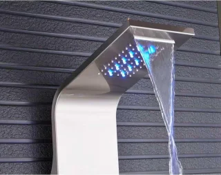 Productgigant Spa Regendouche met Thermostaat en Bodyjets RVS