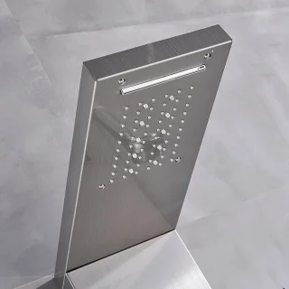 Productgigant Spa Regendouche met Thermostaat en Bodyjets RVS