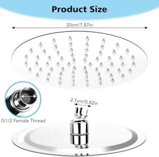 PromoHome Regendouchekop 20 cm