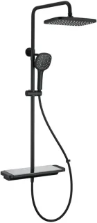 QMIX Regendoucheset Opbouw Mat Zwart QMIX902