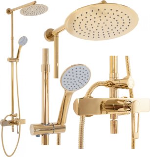 Rea Aldi Regendouche 135 cm Goud