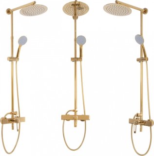 Rea Aldi Regendouche 135 cm Goud