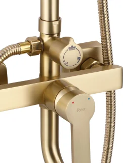 Rea Argus Regendouche 144cm Geborsteld Goud