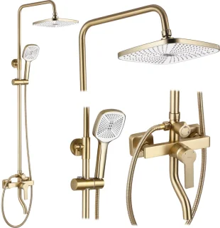 Rea Argus Regendouche 144cm Geborsteld Goud