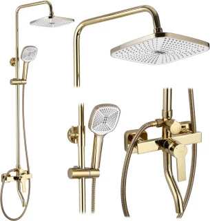 Rea Argus Regendouche 144cm Goud