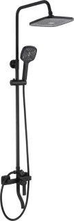 Rea Argus Zwarte Regendouche 144cm
