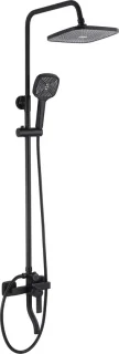 Rea Argus Zwarte Regendouche 144cm