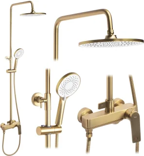 Rea Avalon Regendouche Geborsteld Goud 153cm