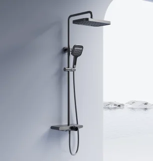 Rea Bari Regendouche 100 cm Grijs