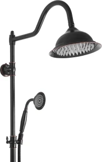 Rea Bergamo Regendouche 150cm Zwart