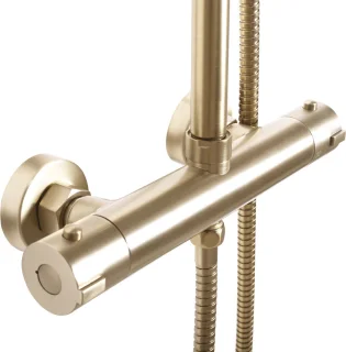 Rea Bliss Regendouche 100cm Geborsteld Goud
