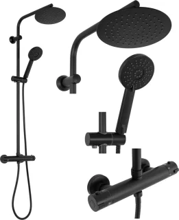 Rea Bliss Regendouche 100cm Zwart