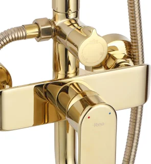 Rea Bloom Regendouche 144cm Goud