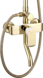 Rea Bloom Regendouche 144cm Wit