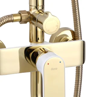 Rea Bloom Regendouche 144cm Wit